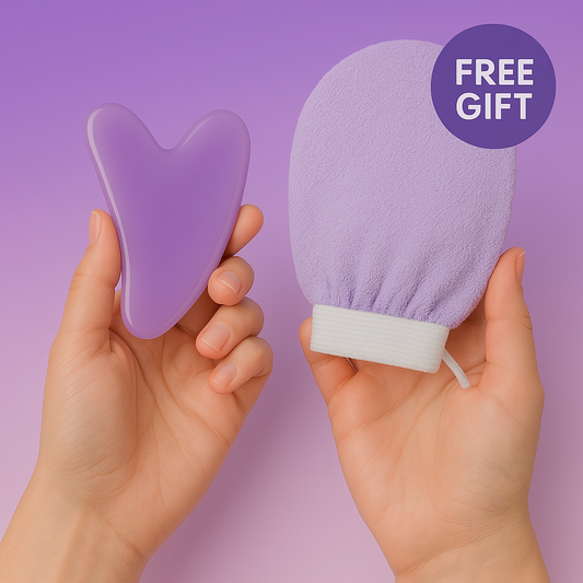 2 Free Gifts (Facial Sculpter & Exfoliating Glove) - LUMI